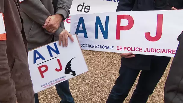 Police et Justice manifestent ensemble à Poitiers