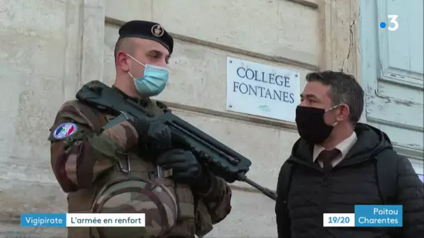 Niort : arrivée de 27 militaires du dispositif Sentinelle suite aux attentats en France