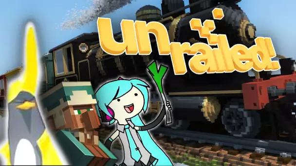 TCHOU-TCHOU !! C'EST LE TRAIN POUR DLARPOU !!! -Unrailed- [DECOUVERTE] Elyse, Jehal & Bob