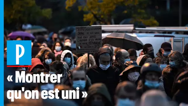 Marche blanche pour Samuel Paty : 6000 personnes rassemblées à Conflans-Saint-Honorine