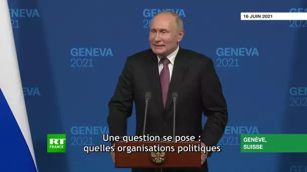 Emeutes, violences : «Nous ne voulons pas que cela se produise» en Russie, souligne Poutine