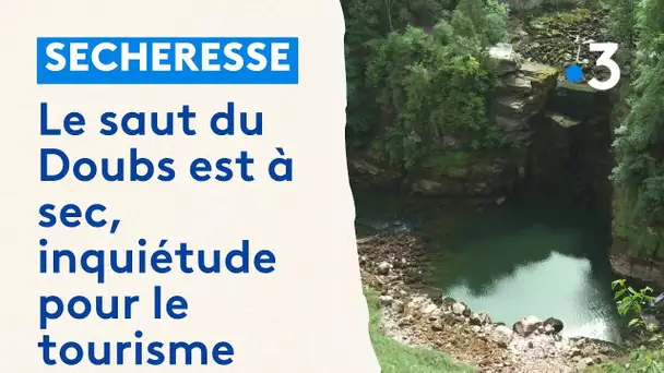 La cascade du Saut-du-Doubs est à sec : les professionnels du tourisme s'inquiétent