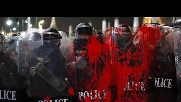 Thaïlande : des heurts entre policiers et manifestants pro-démocratie