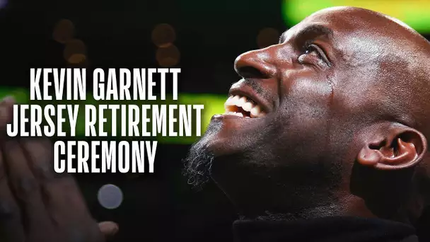 Kevin Garnett Jersey Retirement Ceremony ☘️