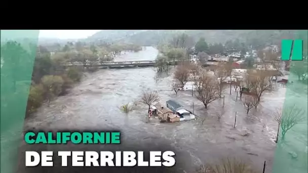 Les images impressionnantes des inondations en Californie