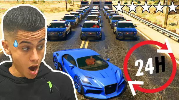 SURVIVRE 24H AVEC 5 ETOILES SUR GTA 5 ! (FACECAM)