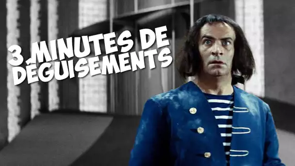 3 minutes de déguisements avec Louis de Funès !