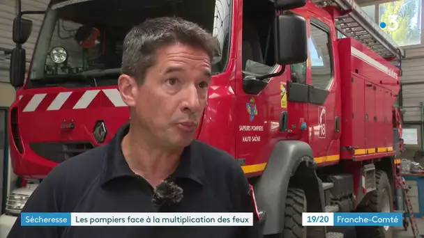 1/4 des pompiers de la Haute-Saône formés pour lutter contre les feux de forêts depuis 2018