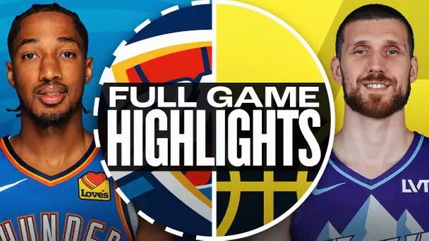 THUNDER at JAZZ | FULL GAME HIGHLIGHTS | April 11, 2025