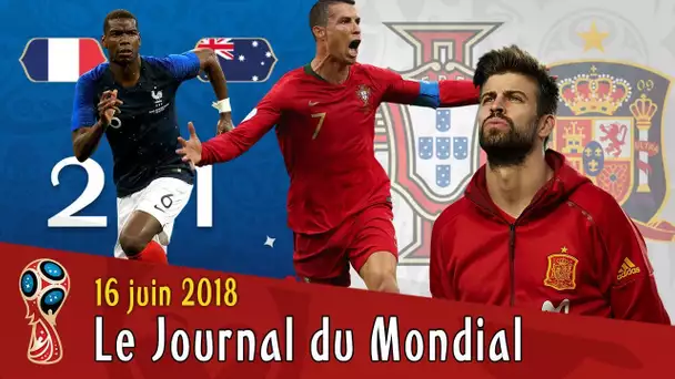 POGBA sauve les BLEUS, Triplé de RONALDO, PIQUÉ accuse CR7. Le Journal du Mondial 2018