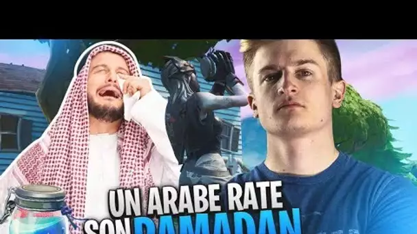 UN ARABE RATE SON RAMADAN EN BUVANT DU SHIELD SUR FORTNITE