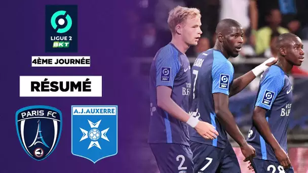 Résumé : Leader, le Paris FC accroché par Auxerre !