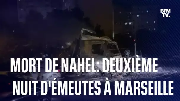 Mort de Nahel: deuxième nuit d'émeutes et de pillages à Marseille