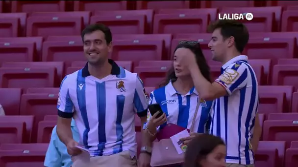 Calentamiento Atlético de Madrid vs Real Sociedad