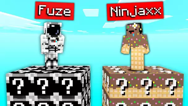 Lucky Block Ninjaxx Vs Lucky Block Fuze ! (qui sera le plus chanceux)