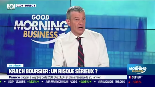 Le débat  : Krach boursier, un risque sérieux ?