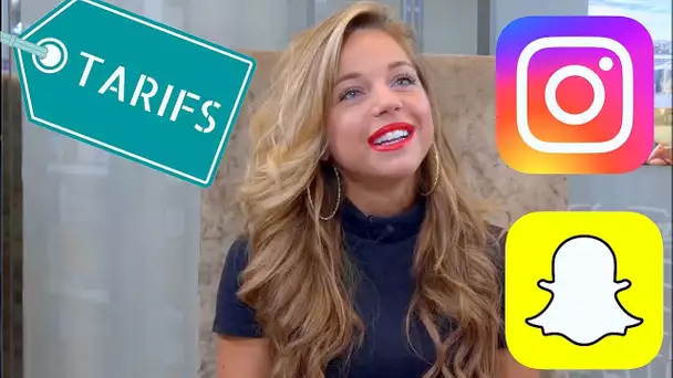 Maddy dévoile ses tarifs pour faire de la pub sur Instagram et Snapchat !