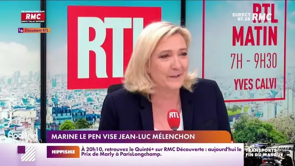 Dans le viseur de Marine Le Pen, Jean-Luc Mélenchon