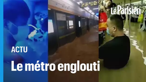 «De l’eau jusqu’au cou»: l'enfer des passagers du métro de Zhengzhou