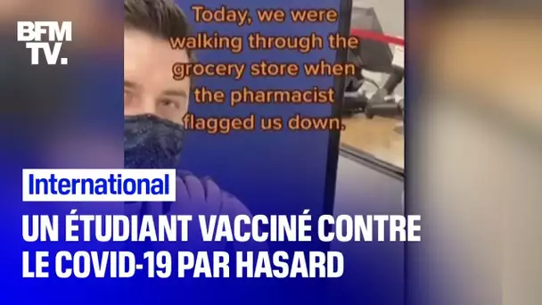 Covid-19: un étudiant américain se fait vacciner par hasard