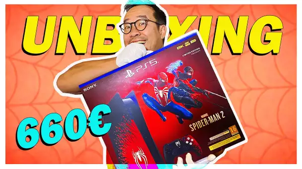 Spider-Man 2 : MON UNBOXING de la 1ère PS5 COLLECTOR !! 😱