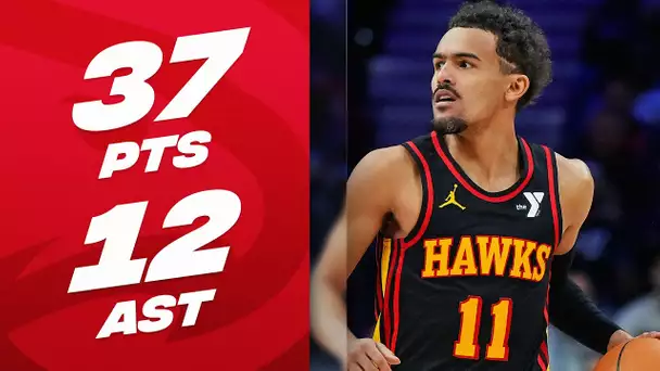 Trae Young Drops An ICY 37-PT Double-Double In Hawks W! 🥶 | February 9, 2024