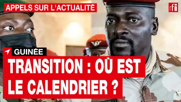 Guinée : toujours pas de calendrier de transition • RFI