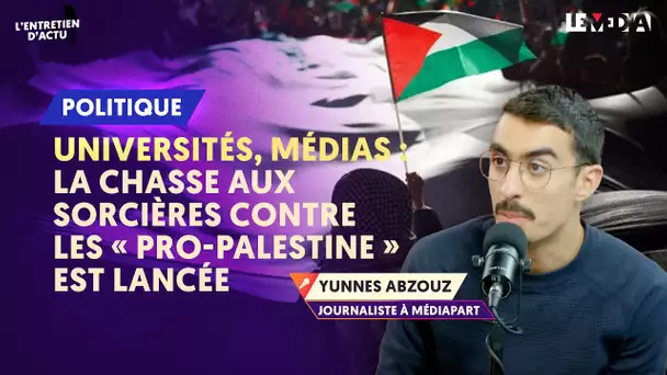 UNIVERSITÉS, MÉDIAS : LA CHASSE AUX SORCIÈRES CONTRE LES "PRO-PALESTINE" EST LANCÉE