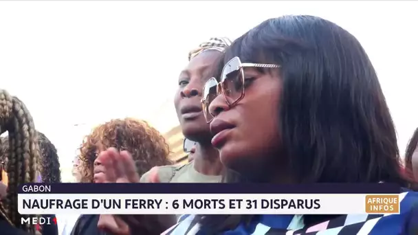 Naufrage d'un ferry au Gabon : 6 morts et 31 disparus