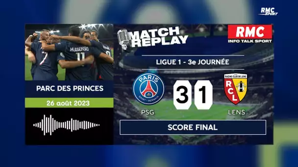 PSG 3-1 Lens : Mbappé met Paris sur orbite, le goal replay RMC