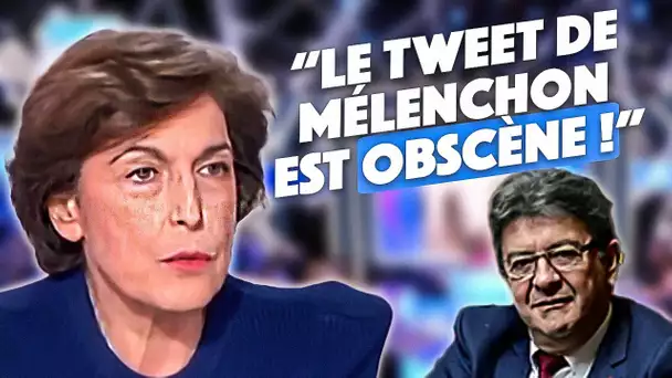 Ruth Elkrief placée sous protection policière après un tweet de Jean-Luc Mélenchon !