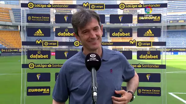 Calentamiento Cádiz CF vs SD Huesca