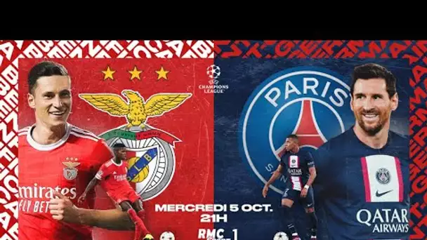 Bande-annonce : Benfica-PSG (5 octobre à 21h sur RMC Sport 1)