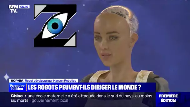 [Zap Télé] Un robot humanoïde affirme pouvoir diriger le monde mieux que les humains  (11/07/23)