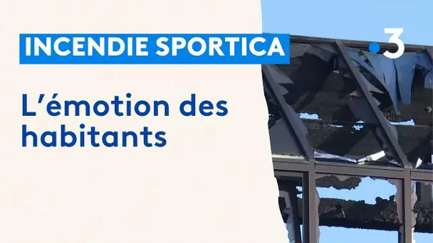 Incendie au Sportica de Gravelines : l'émotion des habitants