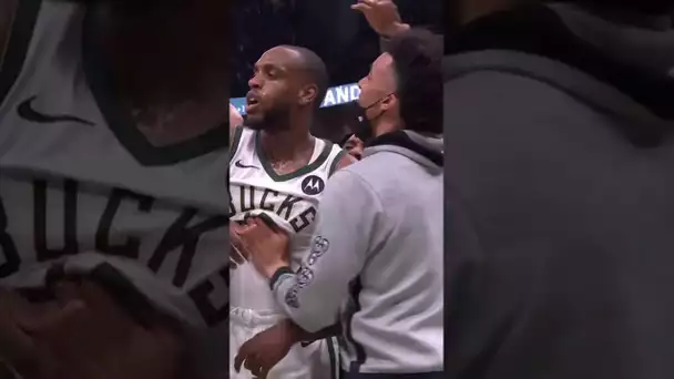 Bucks Bench HYPE From Middleton's Clutch Shot Late! 😲 | #shorts