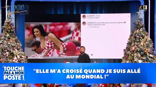 Cyril Hanouna raconte sa rencontre avec Ivana Knoll lors du mondial de football !