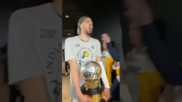 Hali is hyped to go to the NBA Finals!