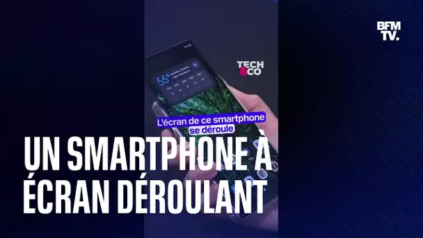 Motorola présente un smartphone à écran déroulant