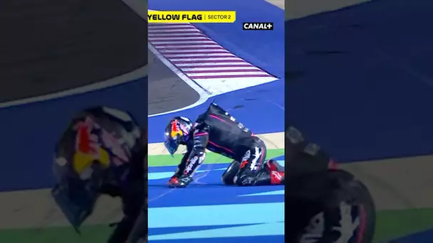 Jorge Martin rechute au Qatar 😱#shorts #motogp #qatargp