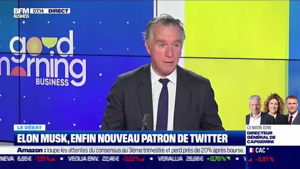 Le débat : Elon Musk, enfin nouveau patron de Twitter