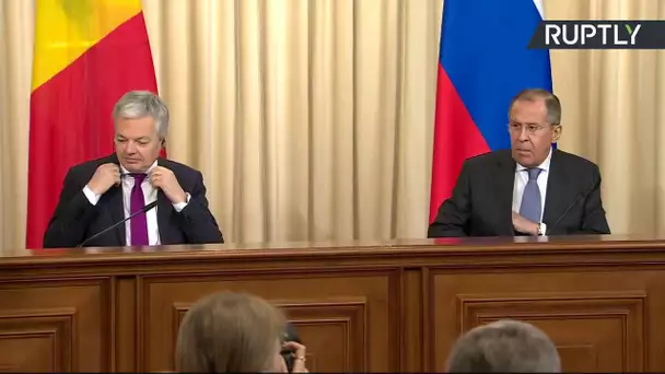 Conférence de presse de Sergueï Lavrov et de son homologue belge Didier Reynders
