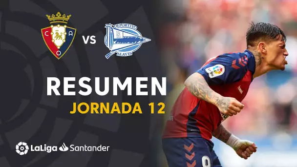 Resumen de CA Osasuna vs Deportivo Alavés (4-2)