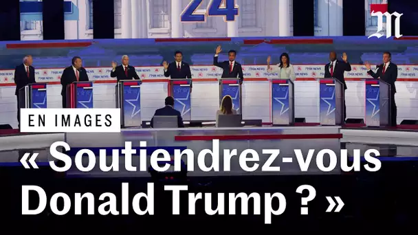 Présidentielle américaine 2024 : le résumé du 1er débat des primaires républicaines, sans Trump