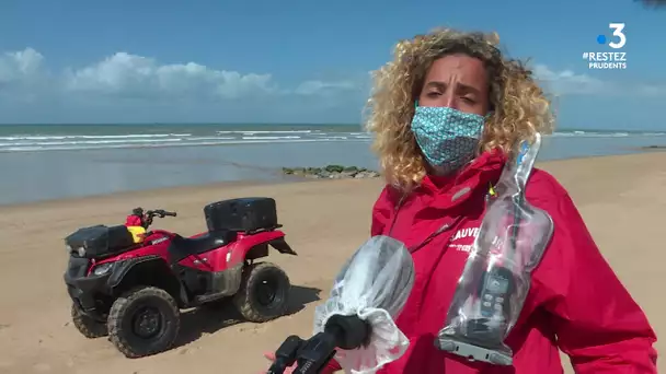 Saint-Hilaire-de-Riez en Vendée : des médiateurs sur les plages