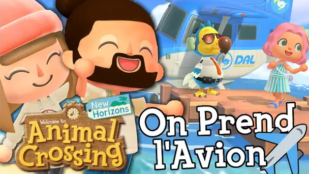 ON PREND L'AVION AVEC DODO AIRLINES ! | ANIMAL CROSSING NEW HORIZONS EPISODE 5 CO-OP