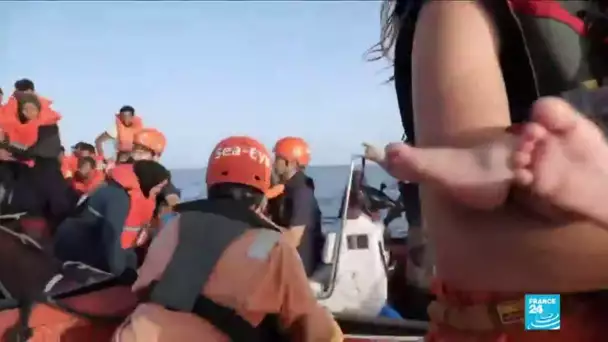 44 migrants secourus par le navire Alan Kurdi au large de la Libye