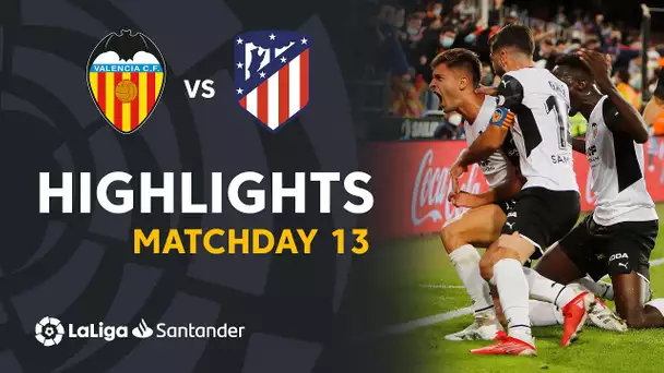 Resumen de Valencia CF vs Atlético de Madrid (3-3)