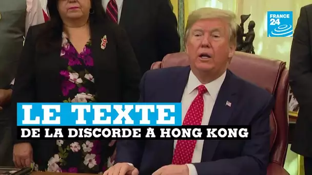 Hong Kong, le texte de la discorde
