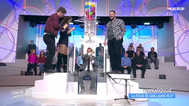 Cyril Hanouna, Laëticia Milot et Sadek jouent au "Mikadouche"